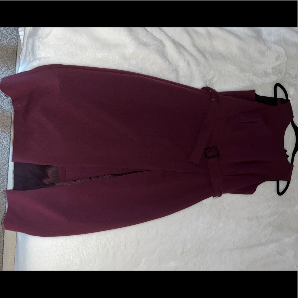 Maroon Business Casual Dress